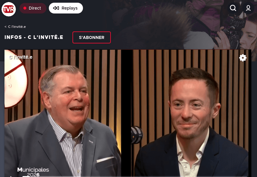 Interview télévisée par TVRennes de notre tête de liste Yan Mélan